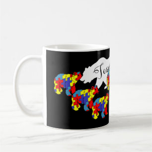 Mug Sensibilisation sur l'autisme de l'ours de l'ensei