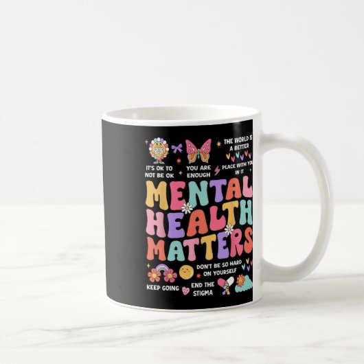Mug Sensibilisation sur l'autisme des problèmes de san (Droite)