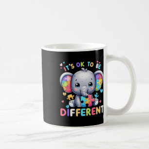 Mug Sensibilisation sur l'autisme Eléphante Mignonne I