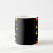 Mug Sensibilisation sur l'autisme Embrasser Différence (Centre)