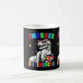 Mug Sensibilisation sur l'autisme Embrasser les différ (Centre)