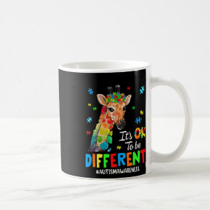 Mug Sensibilisation sur l'autisme Giraffe Femme Son Ok