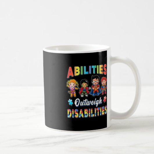 Mug Sensibilisation sur l'autisme Les capacités des ga (Droite)