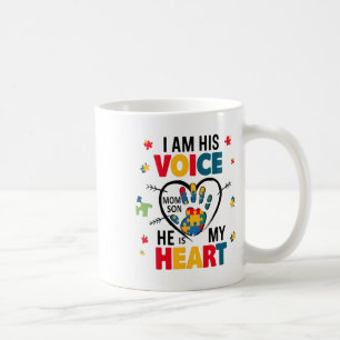 Mug Sensibilisation sur l'autisme Maman Chemise Je Sui