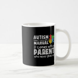 Mug Sensibilisation sur l'autisme Maman Papa Parents A