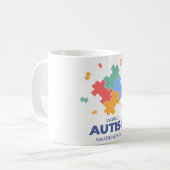 Mug Sensibilisation sur l'autisme mondiale (Devant gauche)