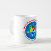 Mug Sensibilisation sur l'autisme mondiale (Devant gauche)