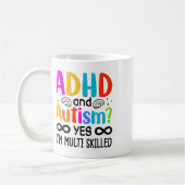 Mug Sensibilisation sur l'autisme Neurodivergent Audhd (Gauche)