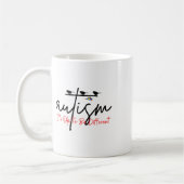 Mug Sensibilisation sur l'autisme Oiseau Mignonne Anim (Gauche)