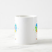 Mug Sensibilisation sur l'autisme Respect Amour Suppor (Centre)