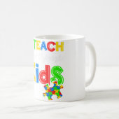 Mug Sensibilisation sur l'autisme Special ED Enseignan (Devant droit)