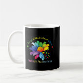Mug Sensibilisation sur l'autisme Sunflower Accepter C (Gauche)