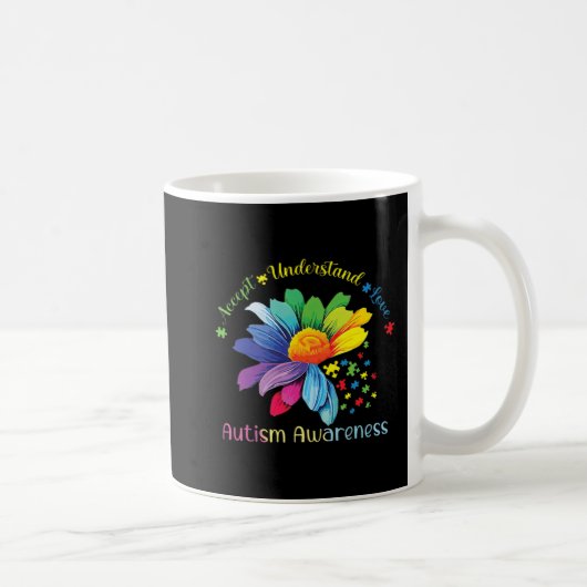 Mug Sensibilisation sur l'autisme Sunflower Accepter C (Droite)
