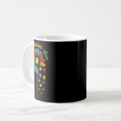 Mug Sensibilisation sur l'autisme Sunflower Aide autis (Devant gauche)