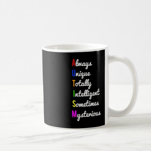Mug Sensibilisation sur l'autisme toujours unique (Droite)