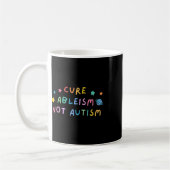 Mug Sensibilisation sur l'autisme Traite Ableisme Pas (Gauche)