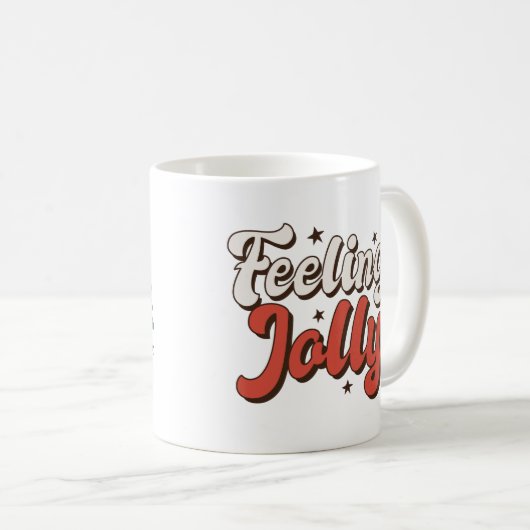Mug Sentez Jolly Noël rétro (Devant droit)