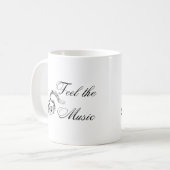 Mug Sentez la musique sur un (Devant gauche)
