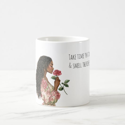 Mug Sentez les roses Black Girl (Centre)