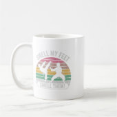 Mug Sentez Mes Pieds Sentez-Les Karate Fun Joke (Gauche)
