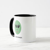 Mug Sentez Woozy Funny Dire Des Hommes Aliens Verts (Devant gauche)
