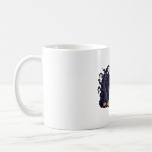 Mug Sentier de forêt hantée sous la lumière de la lune