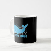 Mug Sentiment bleu baleine (Devant gauche)