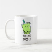 Mug Sentiment Bobb-ly drôle Boba Tea Pun (Gauche)