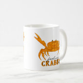 Mug Sentiment de crabe, crabe orange (Devant droit)