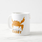 Mug Sentiment de crabe, crabe orange (Devant gauche)
