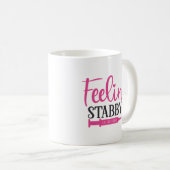 Mug Sentiment de stabilité drôle Nourriture (Devant droit)