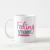 Mug Sentiment de stabilité drôle Nourriture (Gauche)