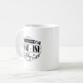 Mug Sentiment Kinda Idgaf-Ish Aujourd'hui la typograph (Devant gauche)