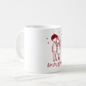 Mug Sentimental and Love Line Art Illustrations (Devant gauche)