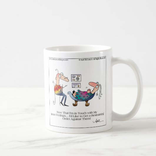 Mug SENTIMENTS INTÉRIEURS avant avril McCallum (Droite)