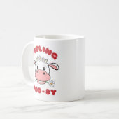 Mug Sentir Moo-dy | Mignonne Citation De Vache De Cart (Devant gauche)