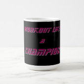 Mug "S'entraîner" comme un champion Série (Centre)