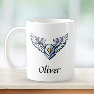 Mug S'envolez au-dessus du reste - Ailes d'aigle Perso