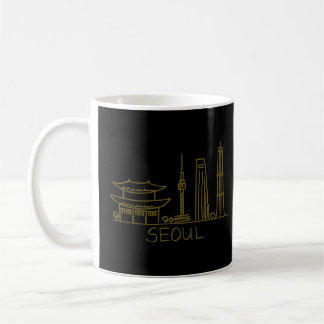 Mug Séoul City Corée souvenir pour hommes femmes 5