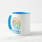 Mug Séoul Corée du Sud (Devant gauche)