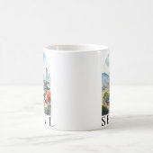 Mug Séoul, Corée du Sud Aquarelle Voyage Art (Centre)
