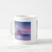 Mug Séoul Corée du Sud Pastel Voyage Design (Devant gauche)