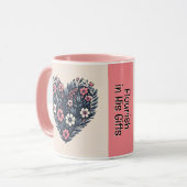 Mug "S'épanouir dans ses cadeaux" Café-Mug (Devant gauche)