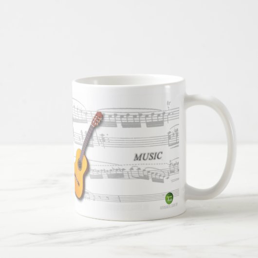 Mug Séparation - Guitare - Musique (Droite)