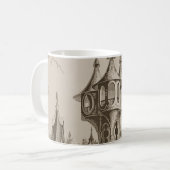 Mug Sepia Castle Turret (Devant gauche)