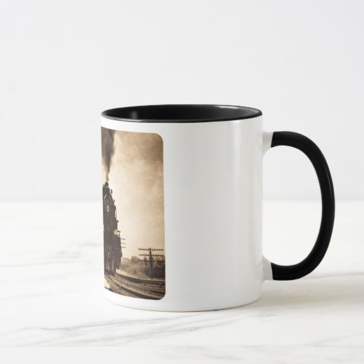 Mug Sépia Pacifique de passager de vapeur du Missouri (Droite)