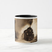 Mug Sépia Pacifique de passager de vapeur du Missouri (Centre)