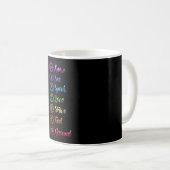 Mug Sept Chakra Om Yoga (Devant droit)