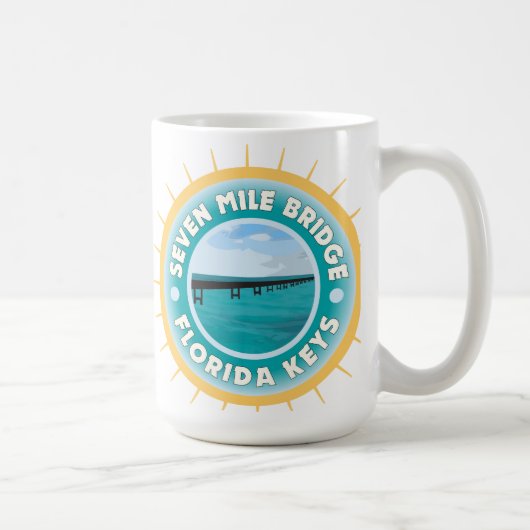 Mug Sept clés de la Floride de pont de mille (Droite)
