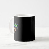 Mug Sept malade mème graffiti goutte amusant jeu de mo (Devant gauche)